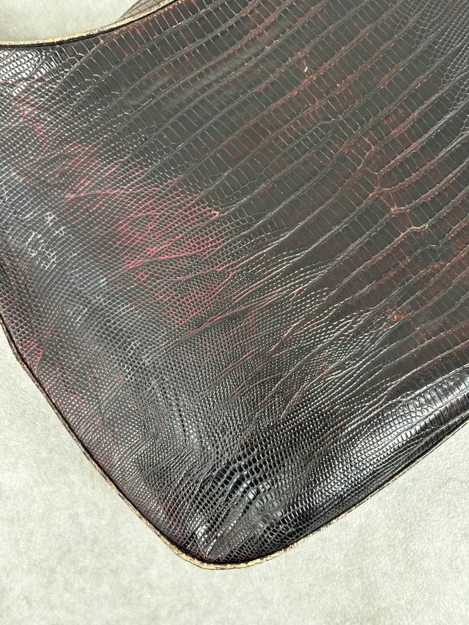 1990s Balenciaga Brown Leather Handle Bag OIqmZWO 6