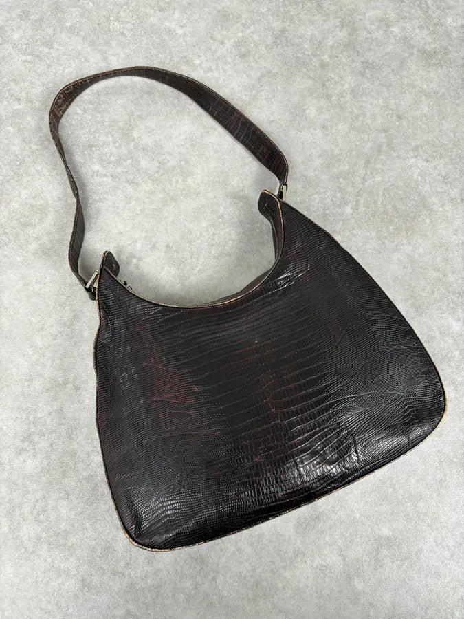 1990s Balenciaga Brown Leather Handle Bag OIqmZWO 3