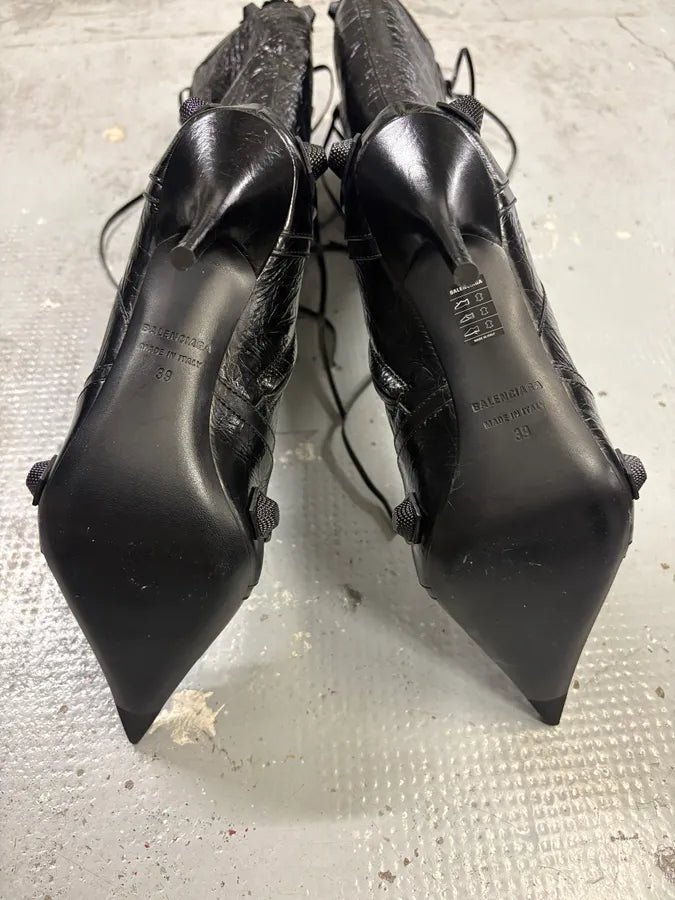 Balenciaga Cagole 90 Black Heels ttHVudB 7