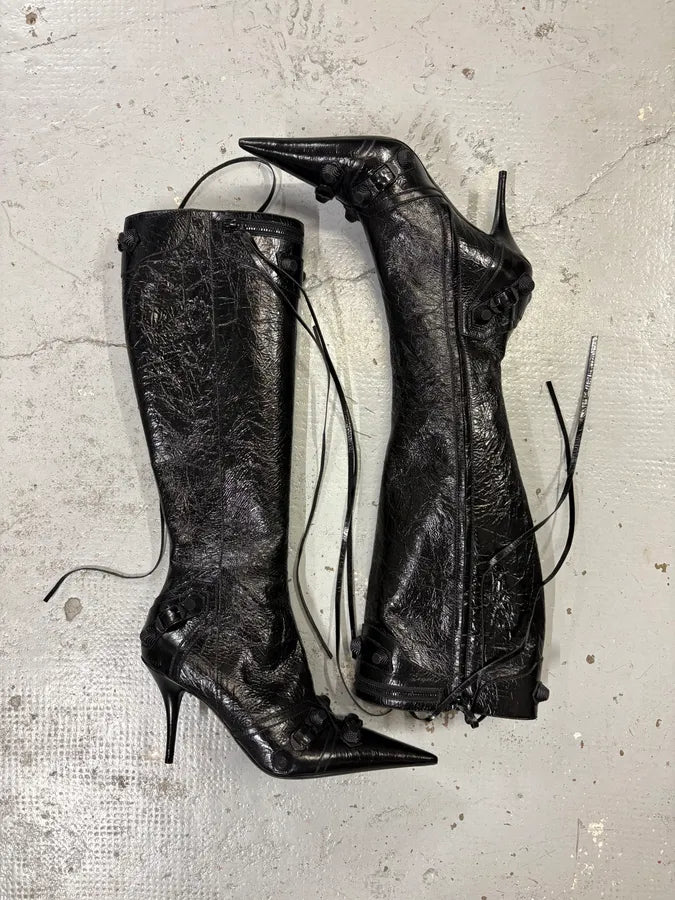 Balenciaga Cagole 90 Black Heels ttHVudB 1