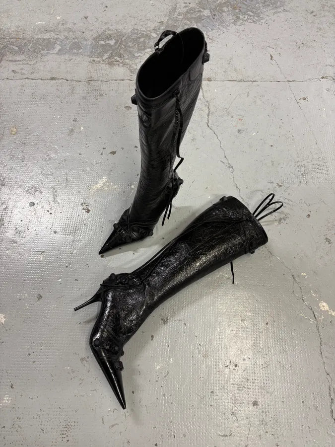 Balenciaga Cagole 90 Black Heels ttHVudB 3