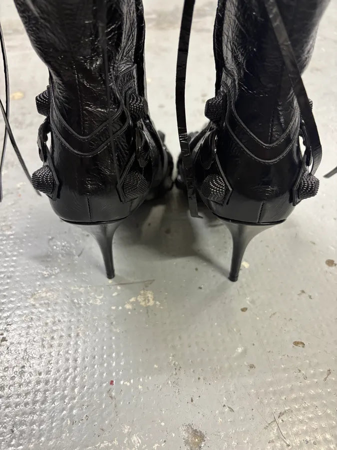 Balenciaga Cagole 90 Black Heels ttHVudB 5