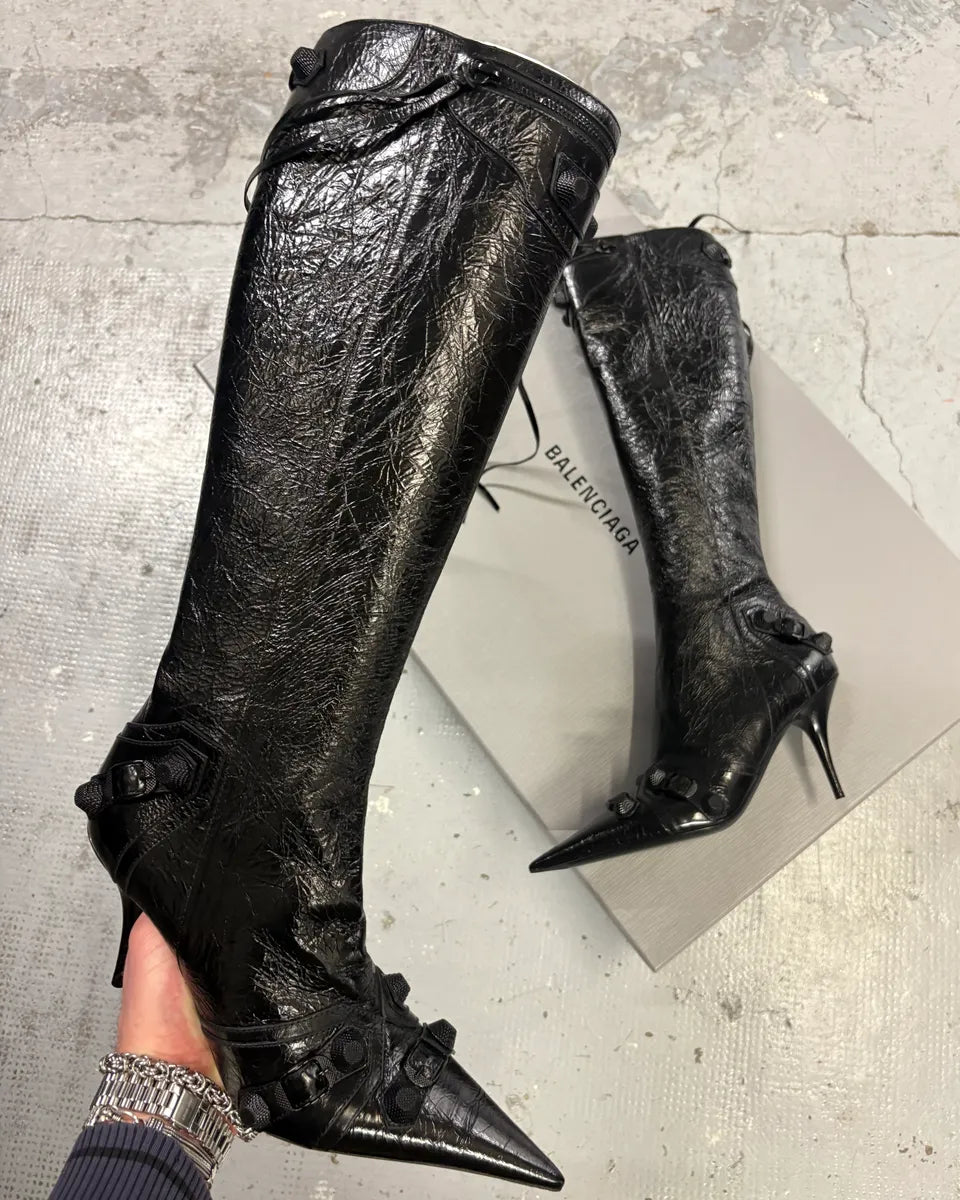 Balenciaga Cagole 90 Black Heels ttHVudB 0