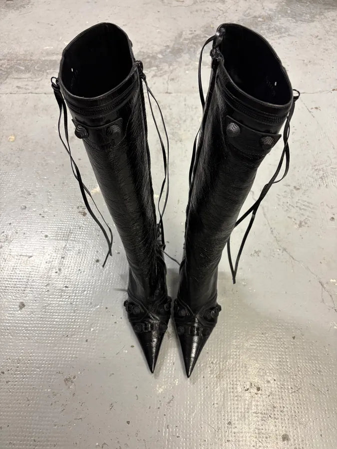 Balenciaga Cagole 90 Black Heels ttHVudB 2