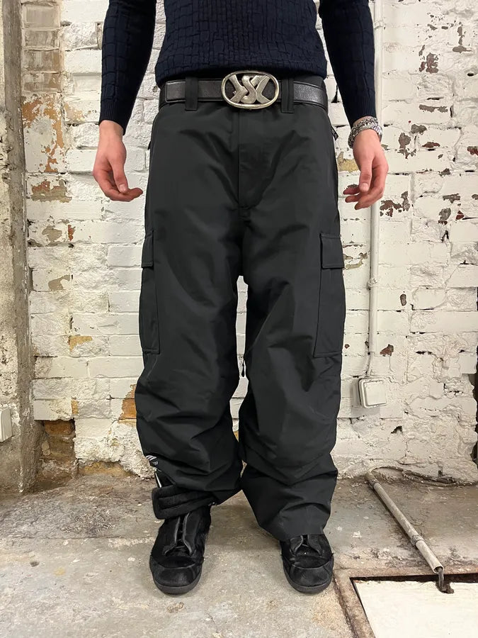 Balenciaga Cargo Ski Sports Icon Black Pants EjFqQoa 1