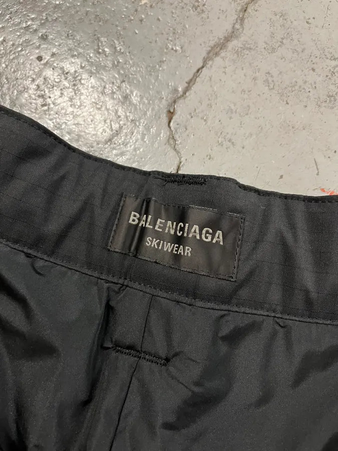 Balenciaga Cargo Ski Sports Icon Black Pants EjFqQoa 12