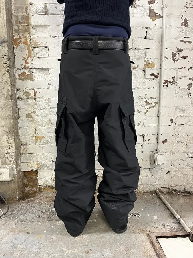 Balenciaga Cargo Ski Sports Icon Black Pants EjFqQoa 3