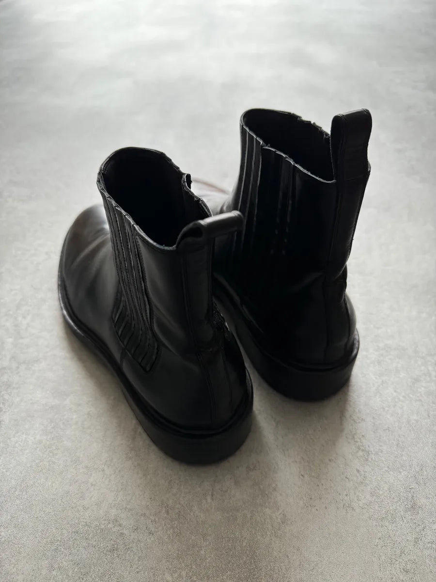 Balenciaga Chelsea Ankle Leather Boots SVlSNlm 4
