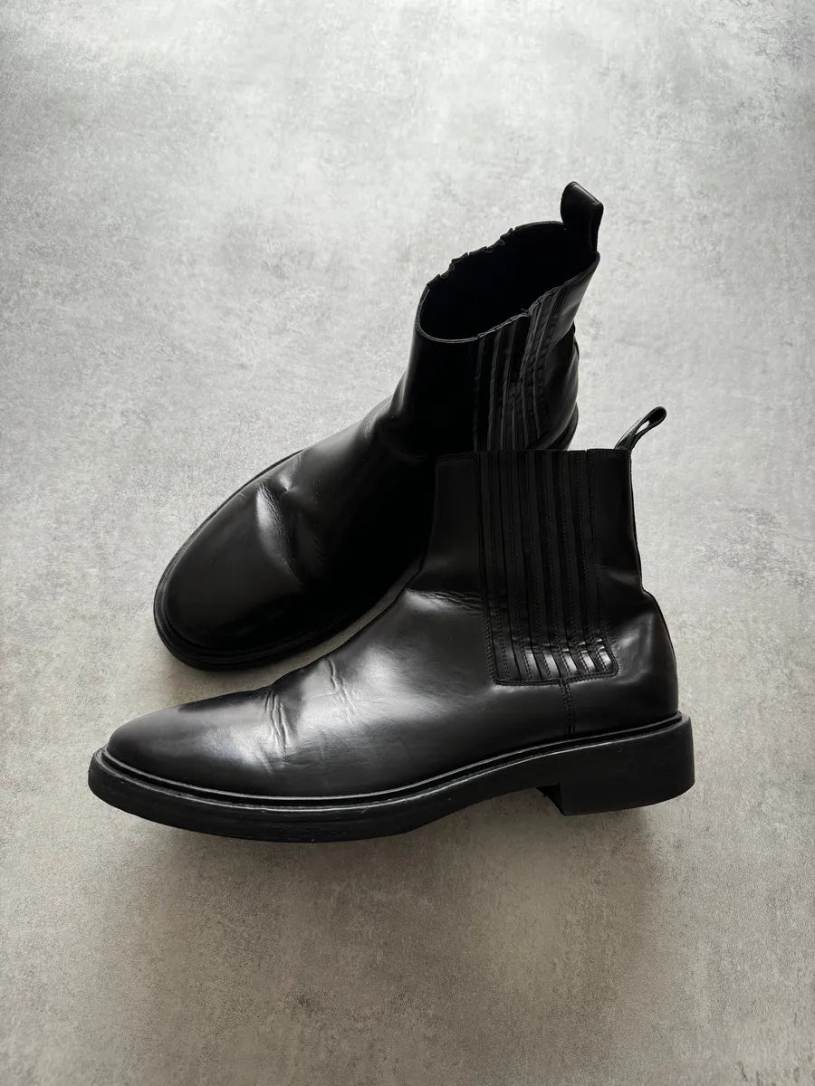 Balenciaga Chelsea Ankle Leather Boots SVlSNlm 5