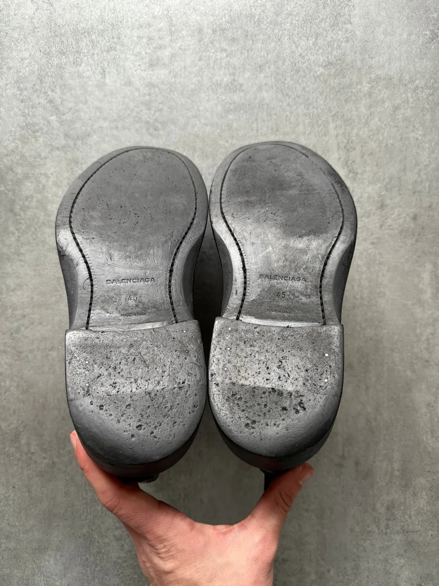 Balenciaga Chelsea Ankle Leather Boots SVlSNlm 7