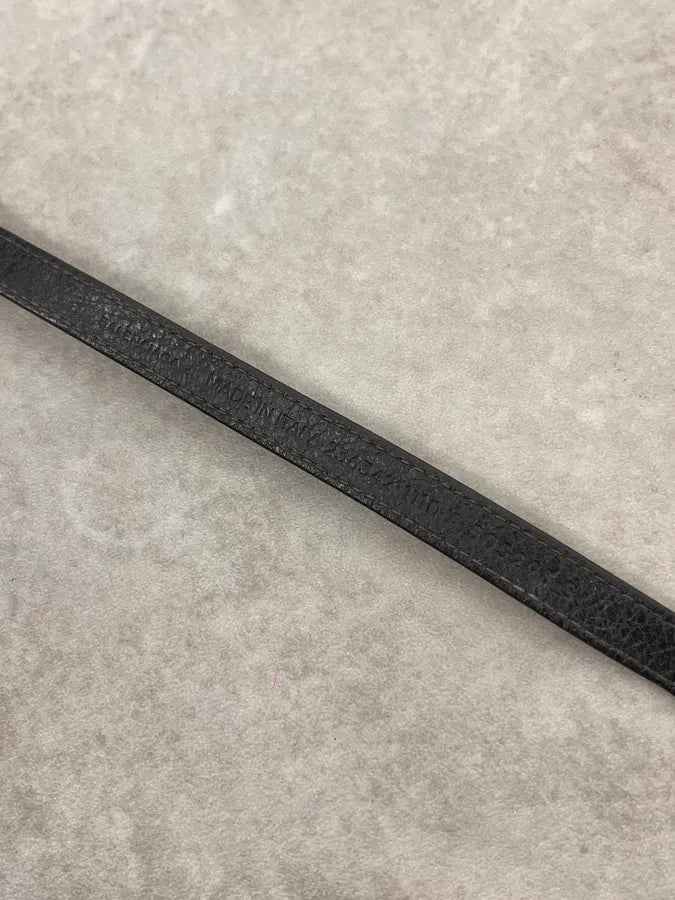 Balenciaga City Black Studded Leather Bracelet HitYHlj 7