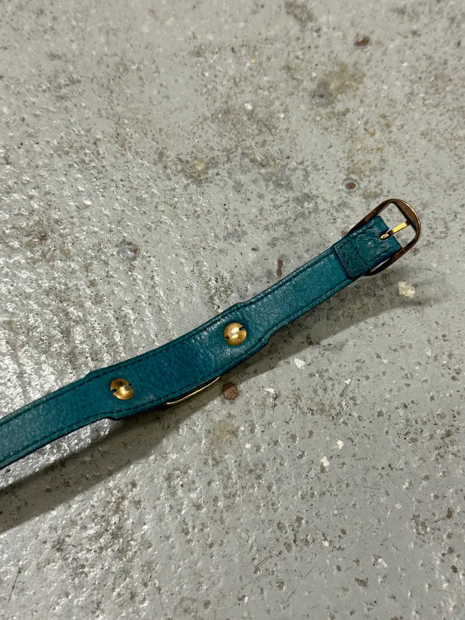 Balenciaga City Blue Studded Armband Bracelet gGVPtgA 6