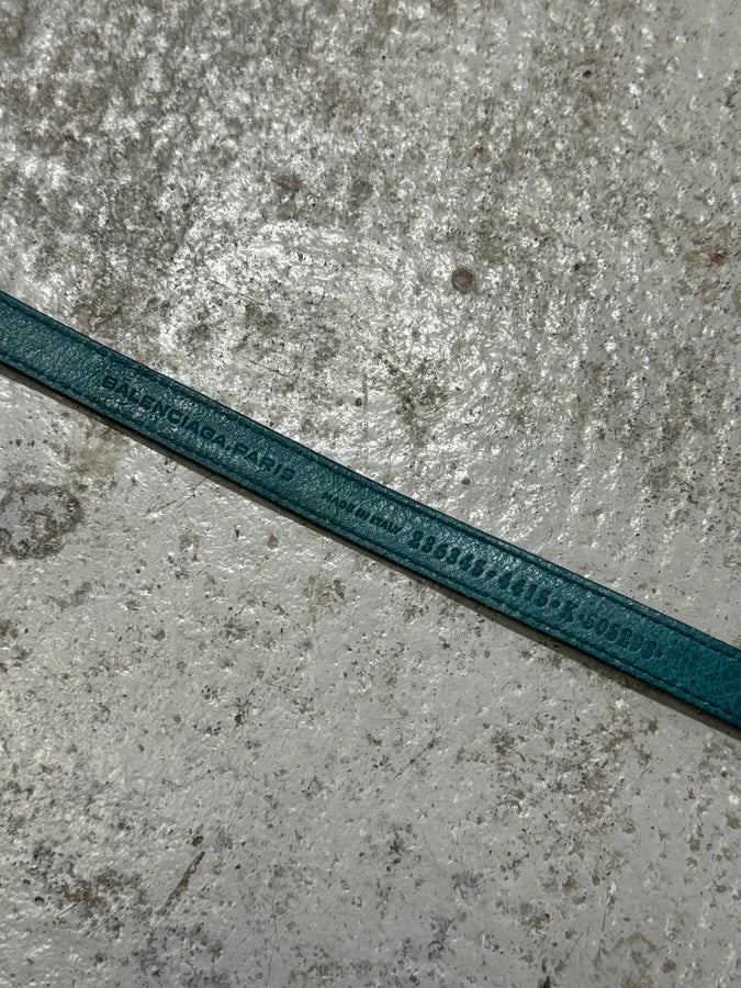 Balenciaga City Blue Studded Armband Bracelet gGVPtgA 8