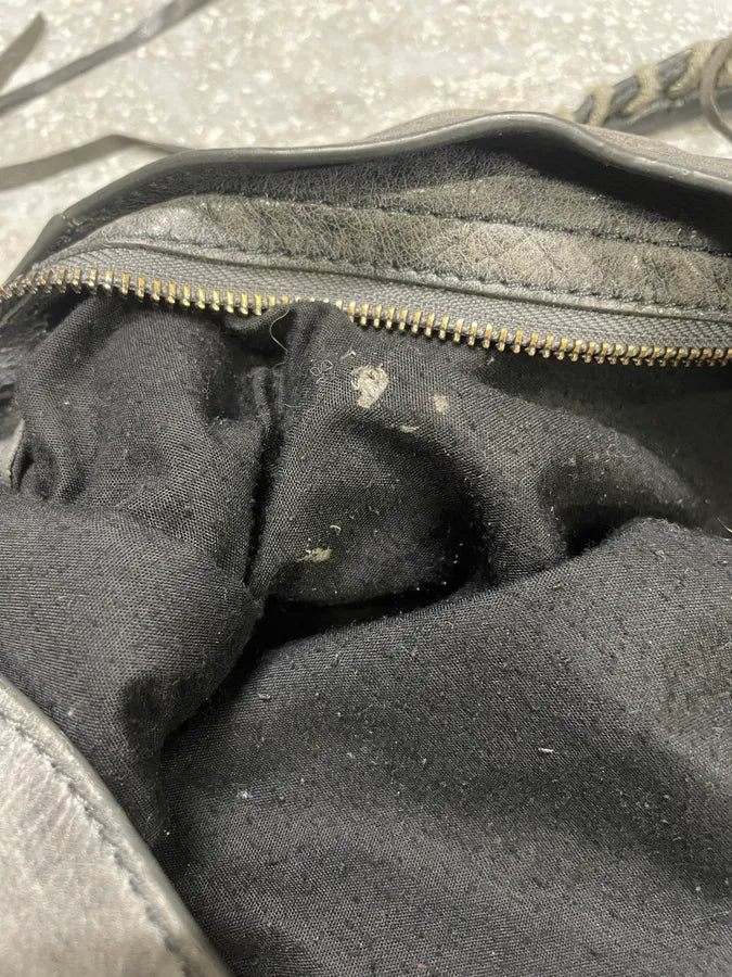 Balenciaga City Grey Leather Bag (OS) 5