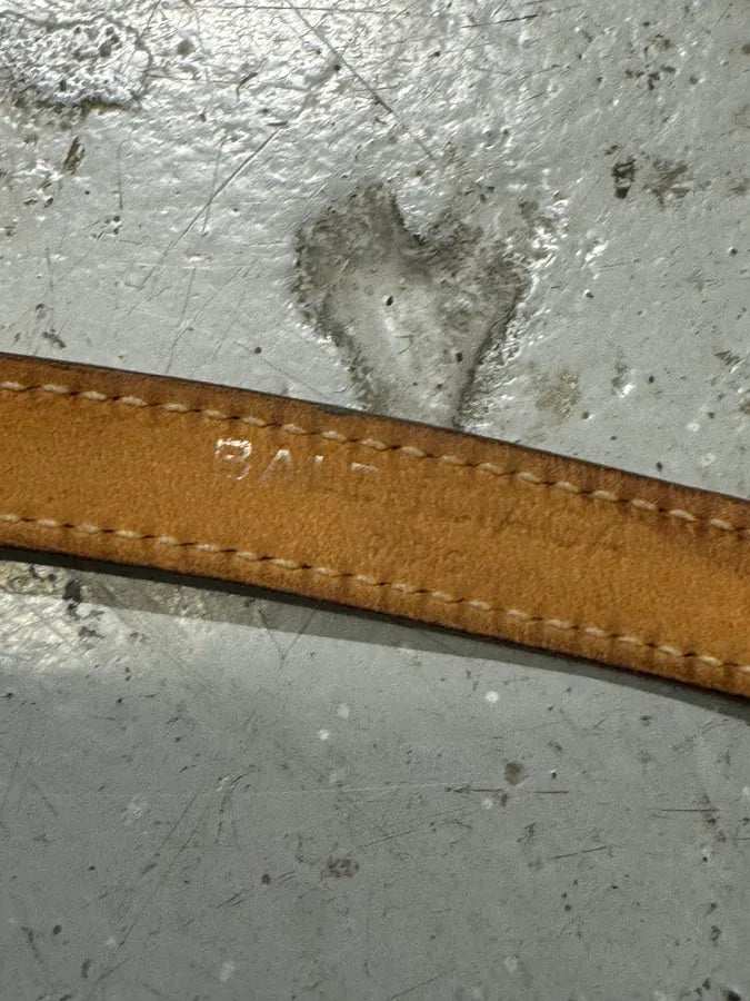 Balenciaga City Grey Olive Leather Studded Bracelet dLVrAmM 5