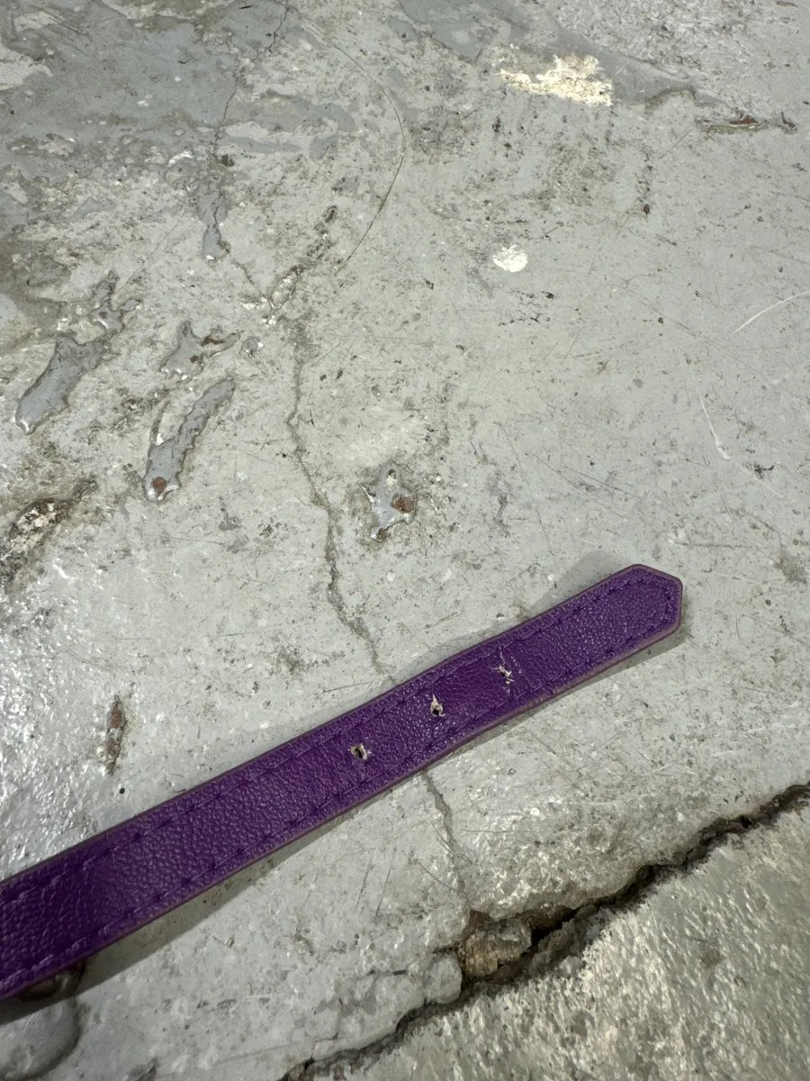 Balenciaga City Purple Studded Bracelet YMeTydJ 5