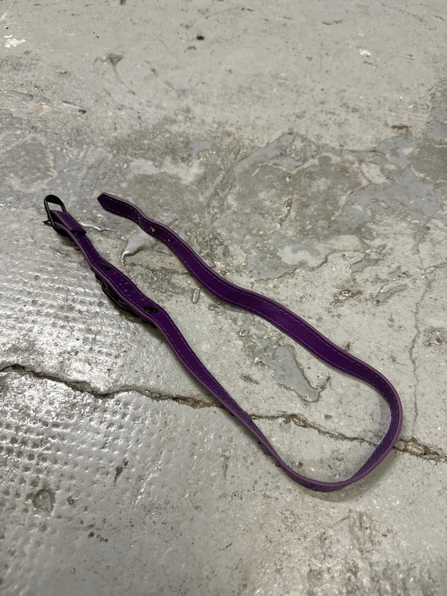 Balenciaga City Purple Studded Bracelet YMeTydJ 7