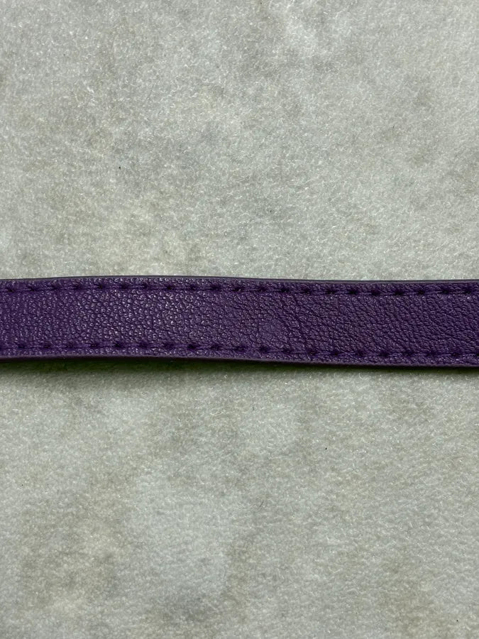 Balenciaga City Purple Studded Leather Bracelet hKxUJMf 6