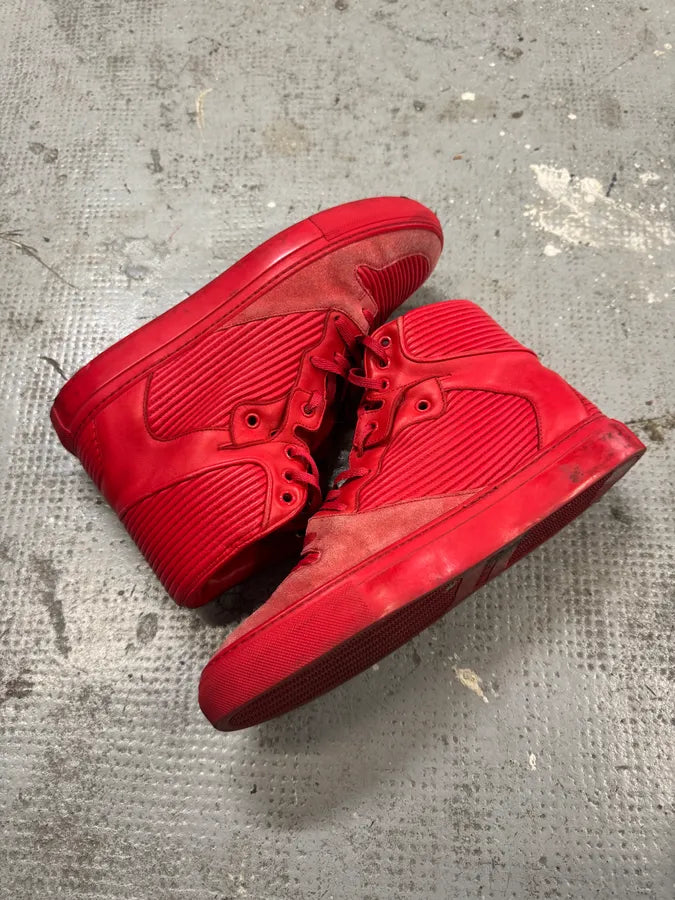 Balenciaga City Red Avant-Garde High Sneakers lmfWGrF 7