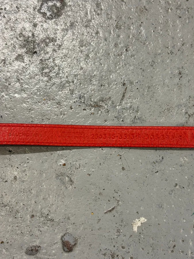 Balenciaga City Red Studded Leather Bracelet XvgwCVX 6
