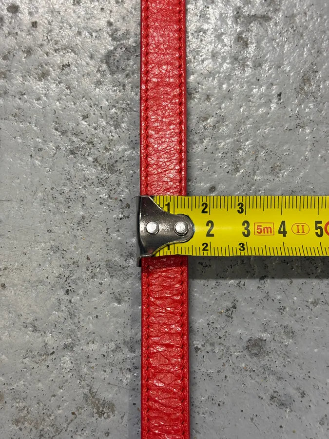 Balenciaga City Red Studded Leather Bracelet XvgwCVX 8