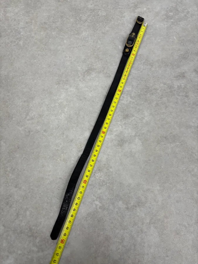 Balenciaga City Studded Black Leather Bracelet YhsyeTn 7