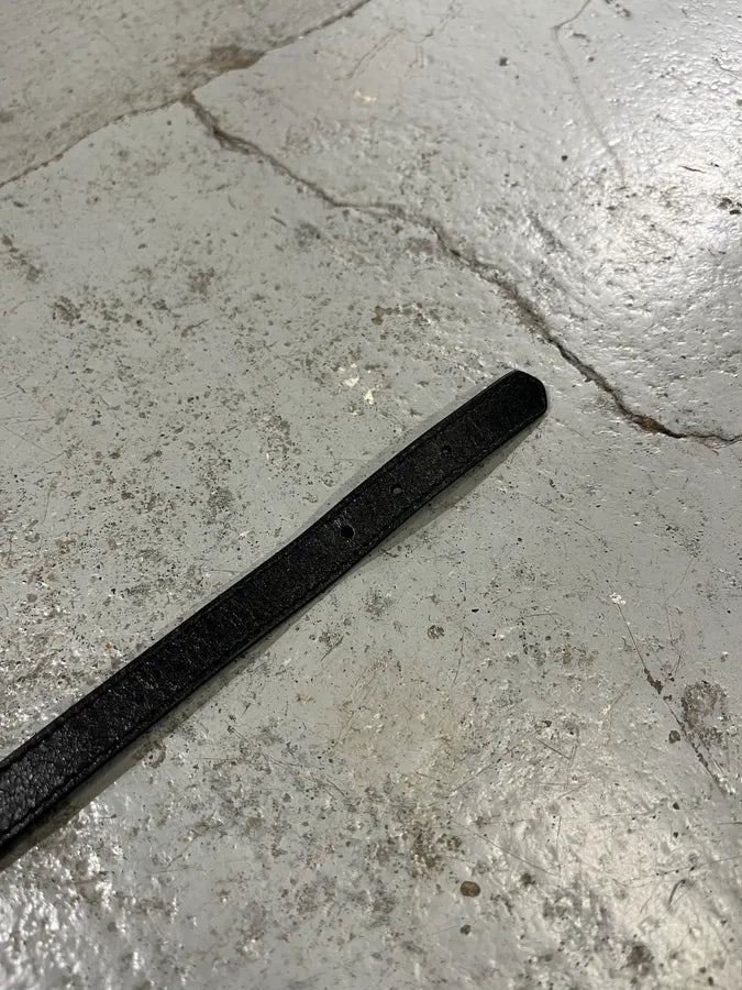 Balenciaga City Studded Wrap Black Leather Bracelet dtnfvhm 5