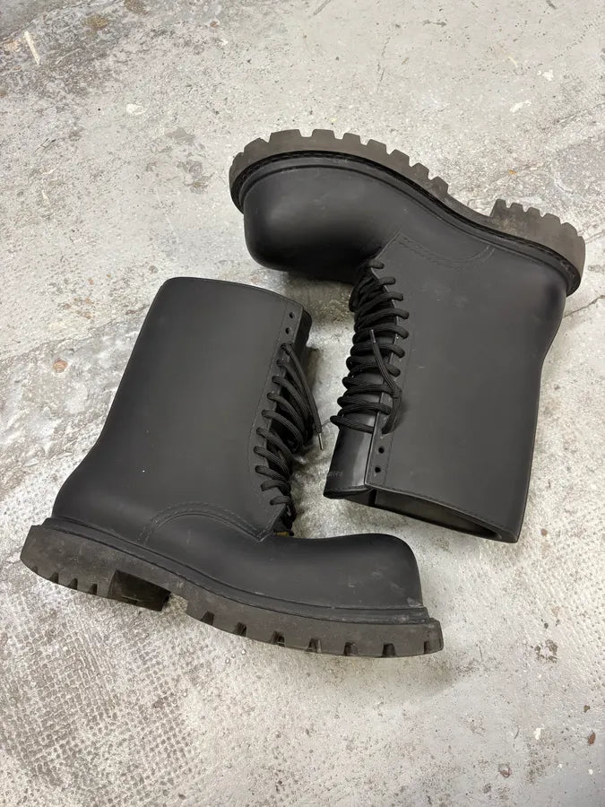 Balenciaga Faded Black Steroid Boots cwMJphw 5