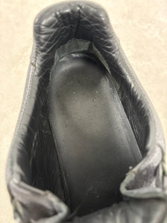 Balenciaga Arena Grey Leather Sneakers pJMIrIa 10