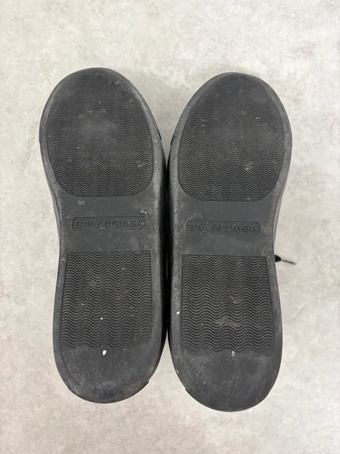 Balenciaga Arena Grey Leather Sneakers pJMIrIa 7