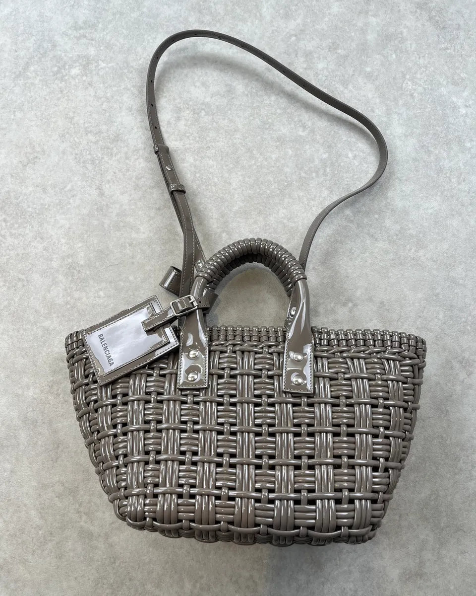 Balenciaga Grey Basket Handle Bag dRLKpLb 3