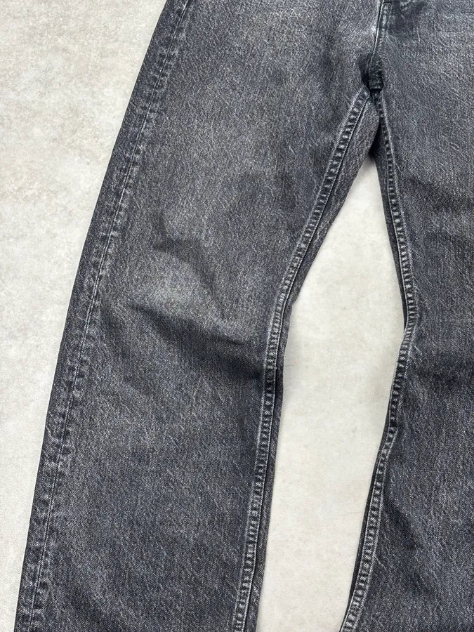 Balenciaga Grey Denim Straight Leg Jeans WnEUluy 9