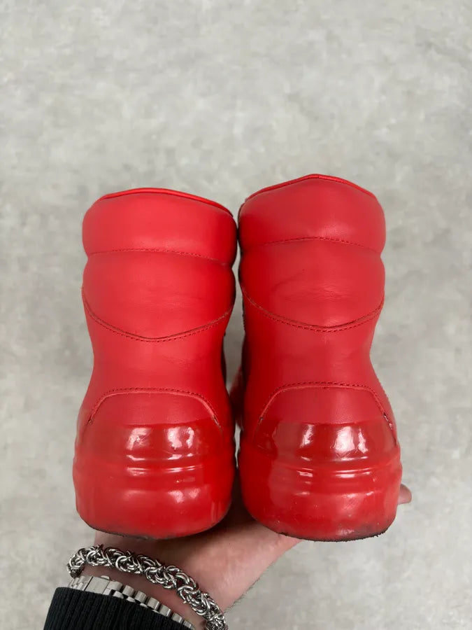 Balenciaga High Red Leather Sneakers snbrIOw 3