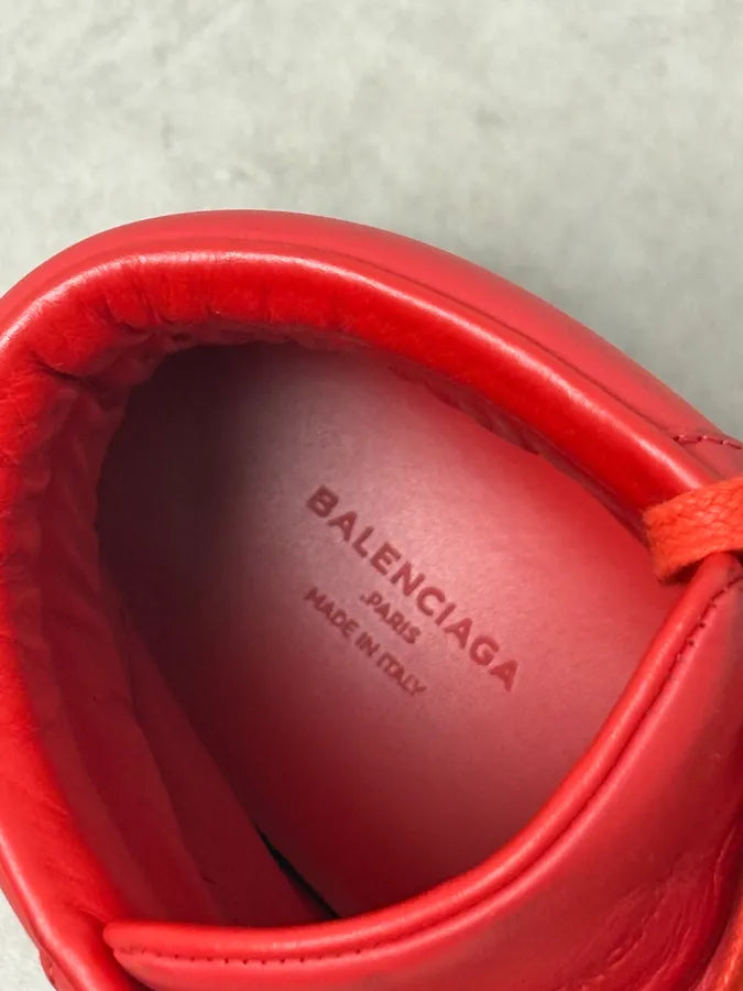 Balenciaga High Red Leather Sneakers snbrIOw 5