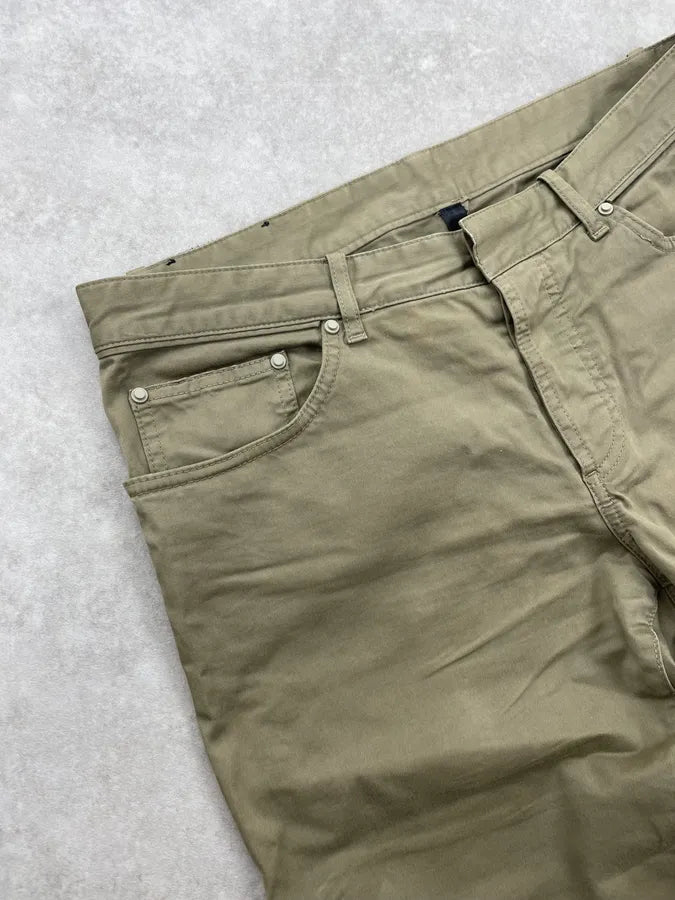 SS2014 Balenciaga Green Khaki Cozy Pants YGwtykU 7