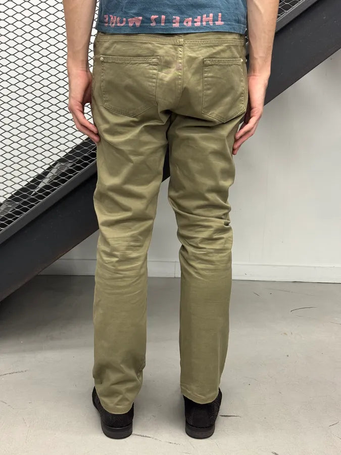 SS2014 Balenciaga Green Khaki Cozy Pants YGwtykU 5