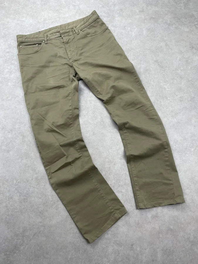 SS2014 Balenciaga Green Khaki Cozy Pants YGwtykU 2