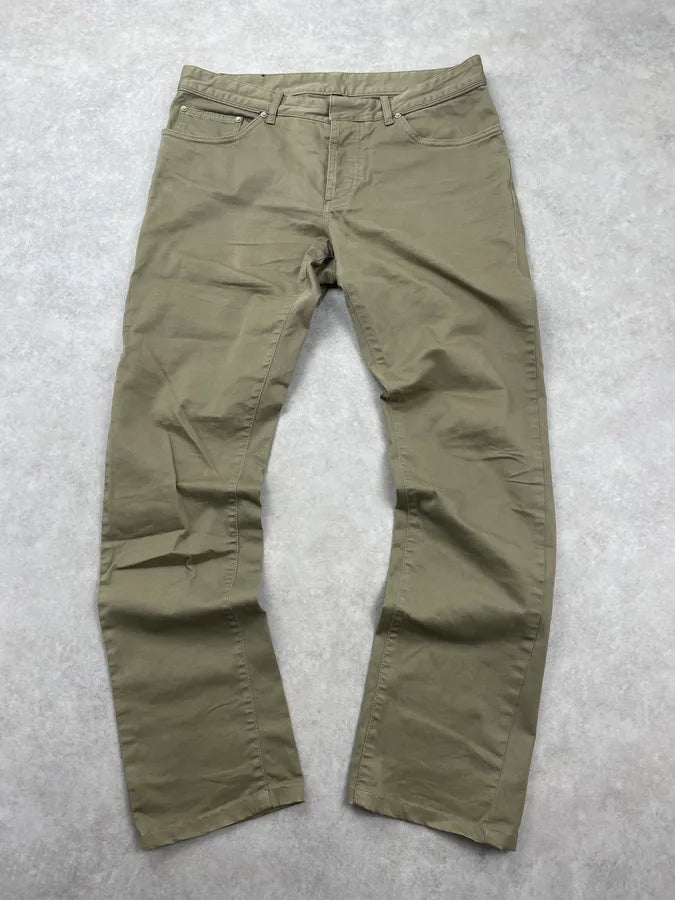 SS2014 Balenciaga Green Khaki Cozy Pants YGwtykU 0