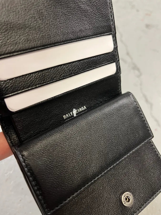 Balenciaga Leopard Print Leather Wallet CejMokN 4