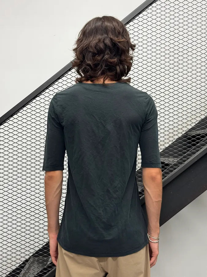 SS2010 Balenciaga Black Transparent Abstract Short Sleeves Top zTEBSoV 3