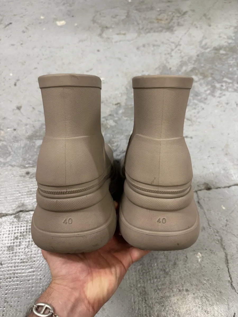 Balenciaga Mid Beige Crocs Platform Shoes SXBSRhs 7