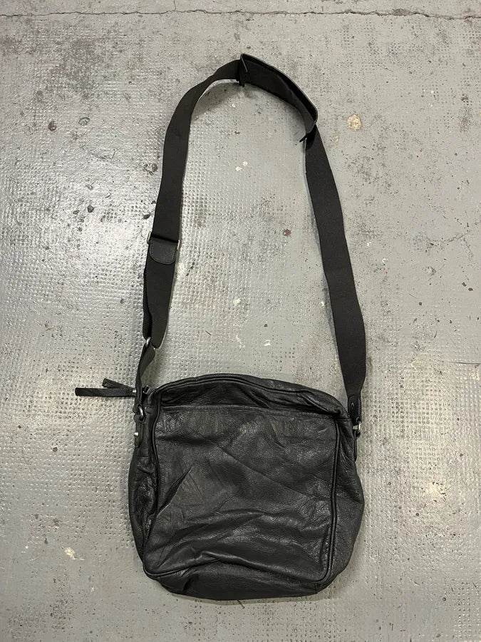 Balenciaga Moto Black Leather Crossbody Bag ZZvciio 5