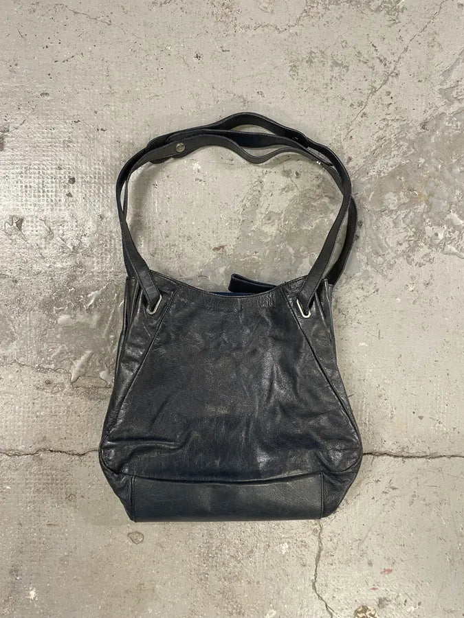 Balenciaga Navy Blue Leather Bag (OS) 1