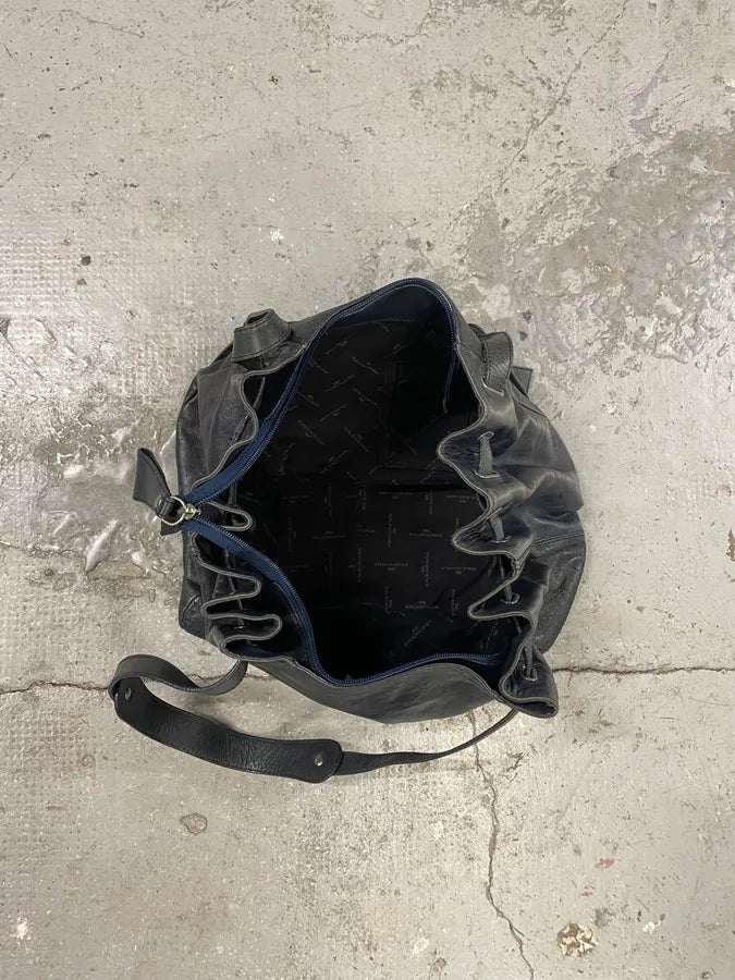 Balenciaga Navy Blue Leather Bag (OS) 2