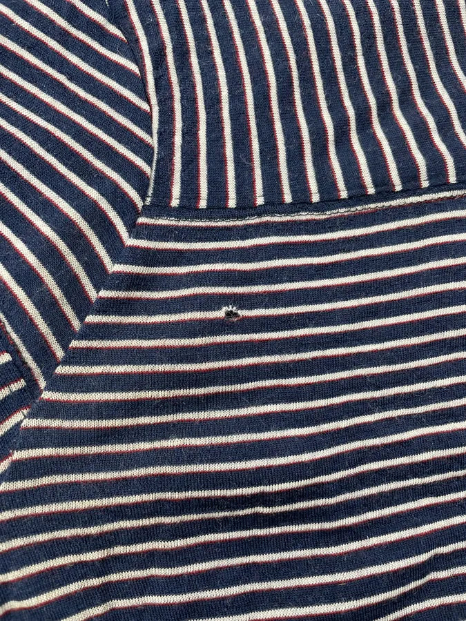 2000s Balenciaga Navy Striped Embroidered Longsleeve  hduzeZD 7