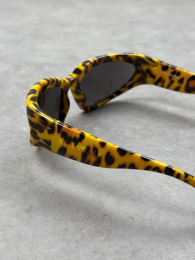 Balenciaga Oval 0157S Leopard Sunglasses  JakteYp 9