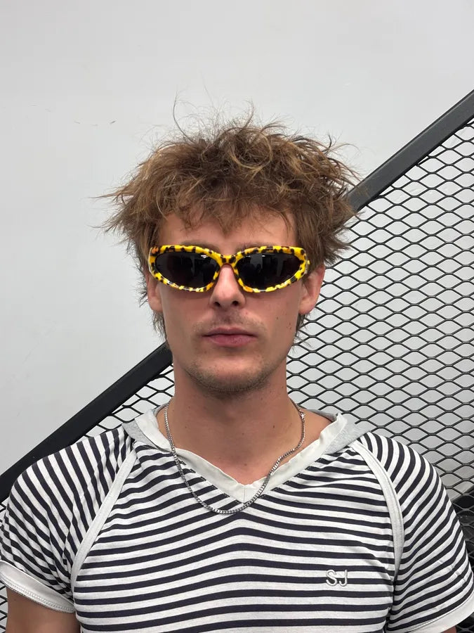 Balenciaga Oval 0157S Leopard Sunglasses  JakteYp 1