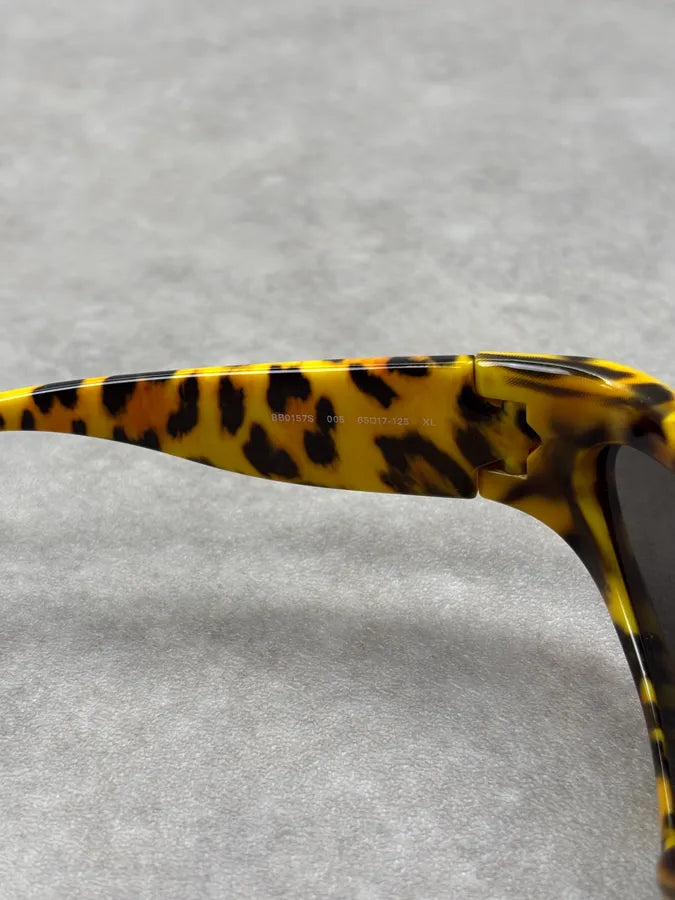 Balenciaga Oval 0157S Leopard Sunglasses  JakteYp 11
