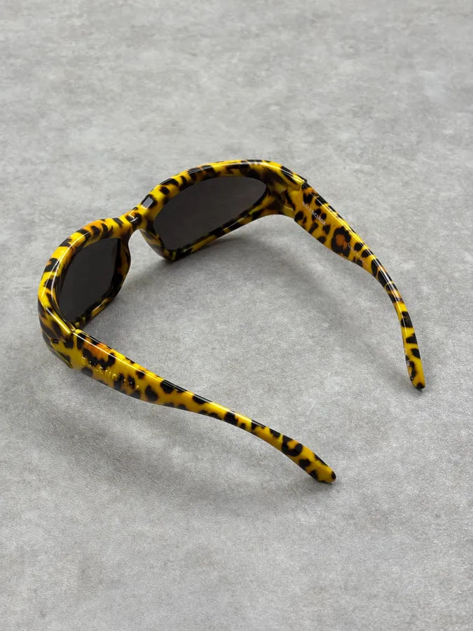 Balenciaga Oval 0157S Leopard Sunglasses  JakteYp 8