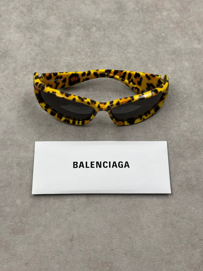 Balenciaga Oval 0157S Leopard Sunglasses  JakteYp 3